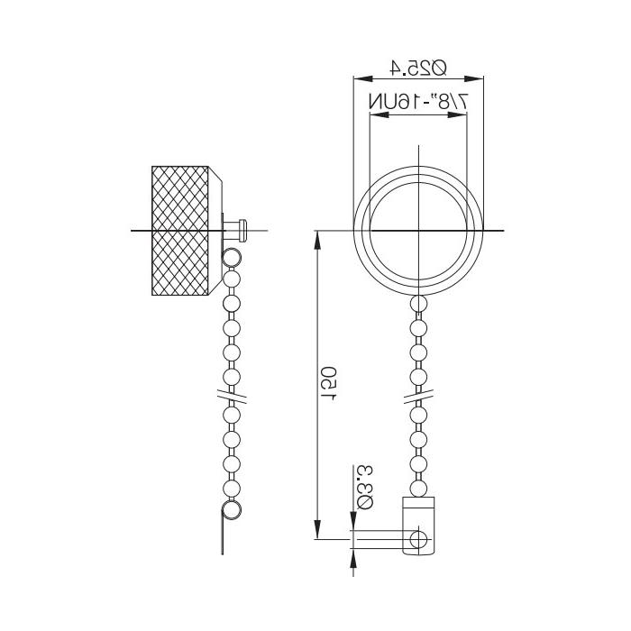 Profibus 附件、螺旋塞 7/8 英寸、电源端口盖、670021